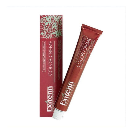 Exitenn Hair Permanent Color 00 Neutral, Cremă vopsea de păr, 60g, ambalaj roșu