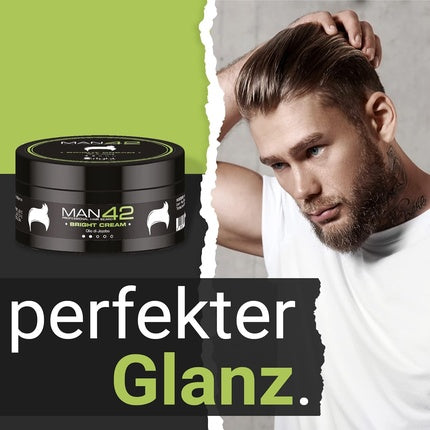 Pomadă păr, Man42, Bright Cream, cremă 100ml