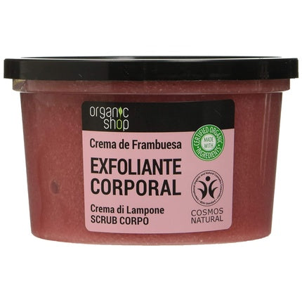 Exfoliant Corporal Organic Shop cu Zmeură, 259g