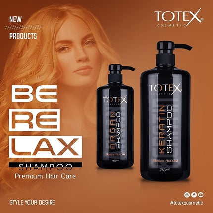 Șampon, Totex, Keratin, negru, 750 ml