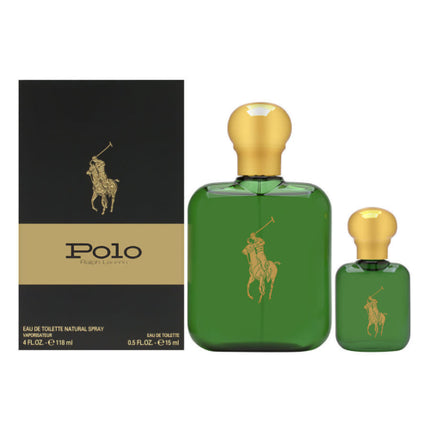Set Cadou Parfum Ralph Lauren Polo Green 118ml EDT Spray și 15ml Mini