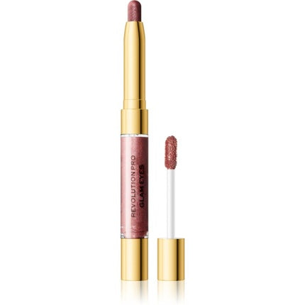 Revolution Pro Glam Eyeshadow With Glitter 2 In 1, Mesmerize 11 G, Culoare Nude Roșu