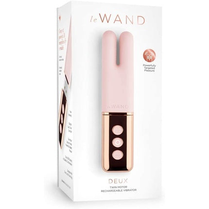 Masaj clitoridian electric, Le Wand, Duo, reîncărcabil, rose gold