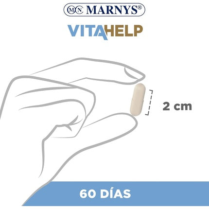 Marnys Mn812 Vitahelp Magnesio 375mg, Minerală, 60 Capsule