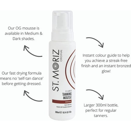 St. Moriz Original Tanning Mousse, Model Medium, 300 ml