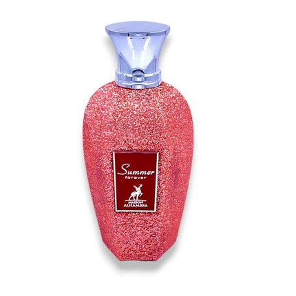 Parfum Alhambra Summer Forever, Flocat roz, Sticlă cu capac albastru