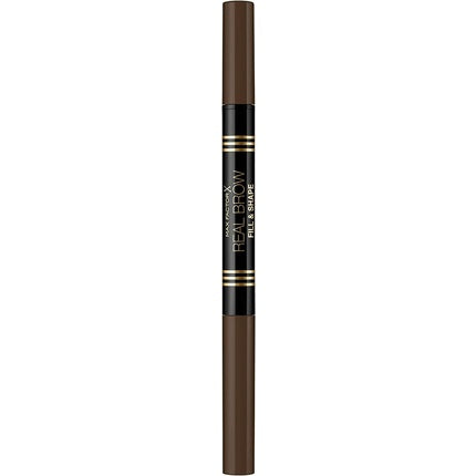 Creion pentru sprancene, Max Factor, Real Brow Fiber Pencil, Medium Brown, 0.7g