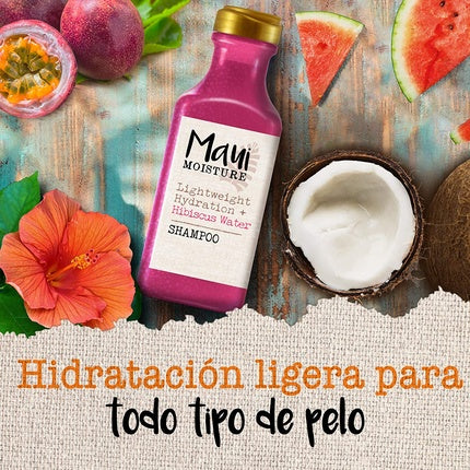 Șampon, Maui Moisture, Hibiscus Water & Aloe Vera, 385ml