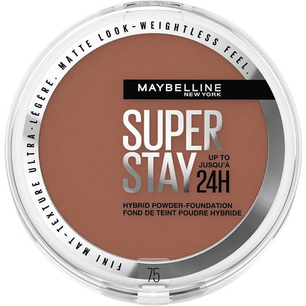 Fond de ten pudră, Maybelline, SuperStay 24H, nuanța 75, 9g