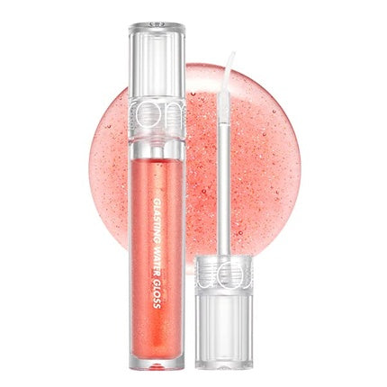 Lip Gloss, Romand, Glasting Water Gloss 01 Coral Crush, set 3 bucăți
