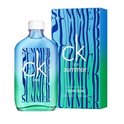 Parfum unisex Calvin Klein One Summer Eau de Toilette, 100ml, albastru-verde