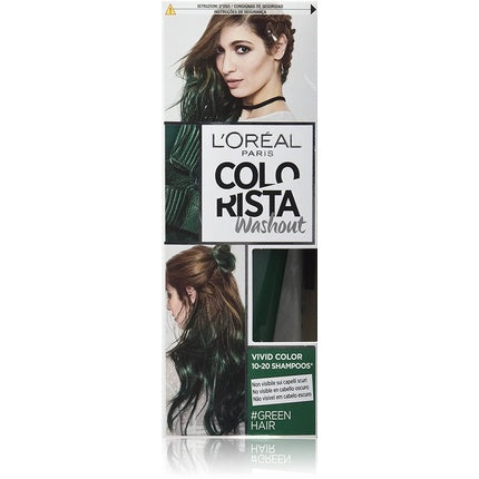 Vopsea de păr L'Oréal Paris Colorista Washout Verde 80ml
