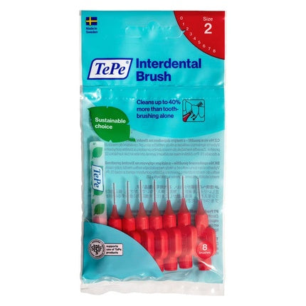 Ața dentară interdentară, Tepe, Angle Size 2, roșu