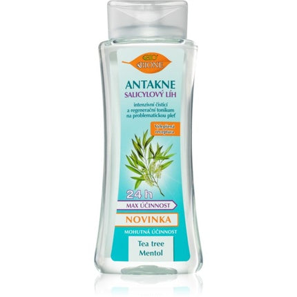 Loțiune Antiacnee, Bione Cosmetics, Antakne Salicylic Alcohol, 255 ml, cu Tea Tree și Mentol