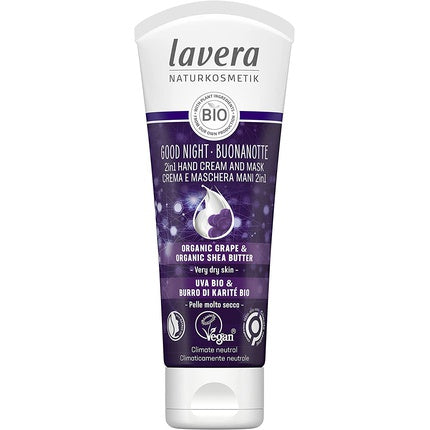 Cremă pentru mâini Lavera, 2în1, 75ml, organică