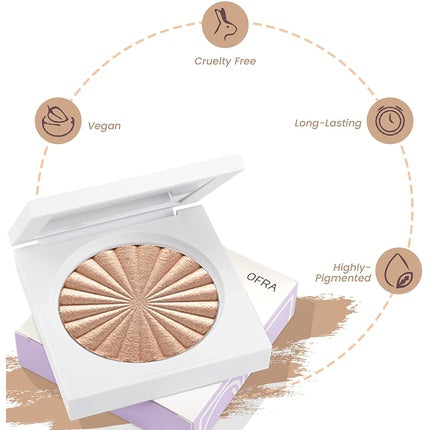 Ofra Rodeo Drive Highlighter, pudră de lumină auriu, 15 g