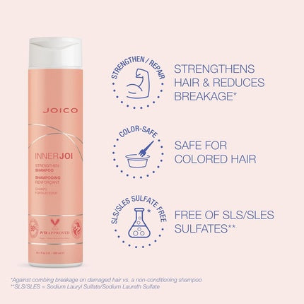 Șampon Joico InnerJoi, păr deteriorat, 300ml