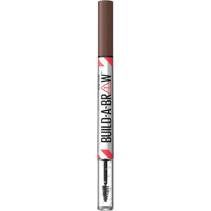 Creion si Gel pentru Sprancene, Maybelline New York, Build A Brow, Maro Mediu