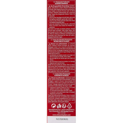 Vopsea de Par, Schwarzkopf, IR 6-65, 60ml