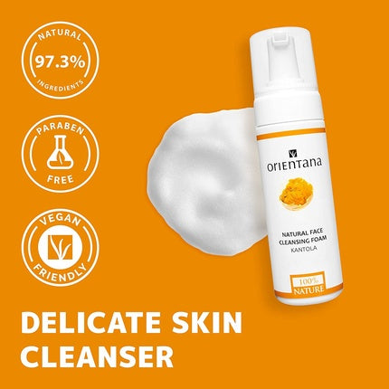 Spumă de curățare facială și pentru ochi, Orientana Kantola, 150ml