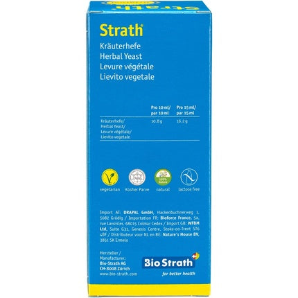Supliment alimentar Strath cu drojdie naturală pe bază de plante, 250ml