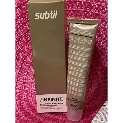 Vopsea de păr, Subtil Infinite, 7-35 Blond Auriu Mahon, 60ml