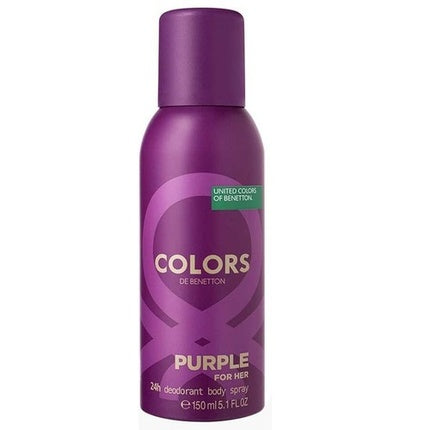 Deodorant spray De Benetton Colors Purple for Her, 150 ml
