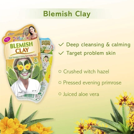 Masca ten, 7th Heaven, Blemish Clay, 20g