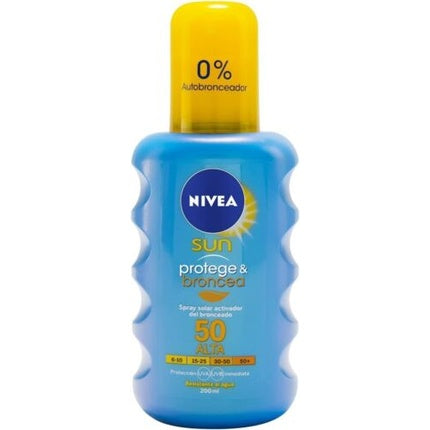 Spray Solar Nivea Sun Proteje & Bronzea SPF50, 200ml