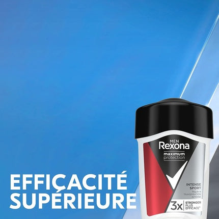 Rexona Men Deostick Max Pro Intense Sport, 97g, Alb/Negru/Roșu
