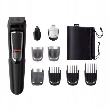 Trimmer corporal, Philips, Multigroom Series 3000, negru