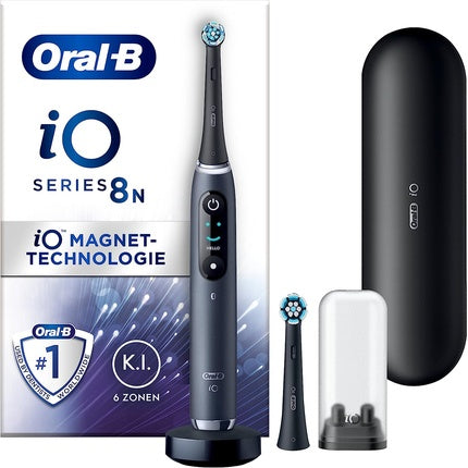 Periuță de dinți electrică Oral-B iO Series 8, Negru Onyx, Design Braun