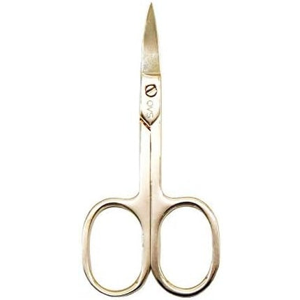 Foarfecă Unghii Qvs Gold Edition 10-1264-000-17, Oțel Inoxidabil, Design Curbat