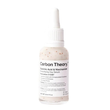 Ser Facial, Carbon Theory, cu Acid Succinic si Niacinamida, 30 ml