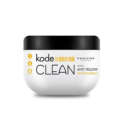 Masca de păr Kode Clean Anti Yellow Mask, Periche, alb-negru, 500 ml
