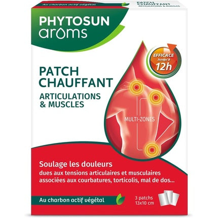 Phytosun Aroms Patch Încălzitor Articulații & Mușchi, 3 x 13x10 cm