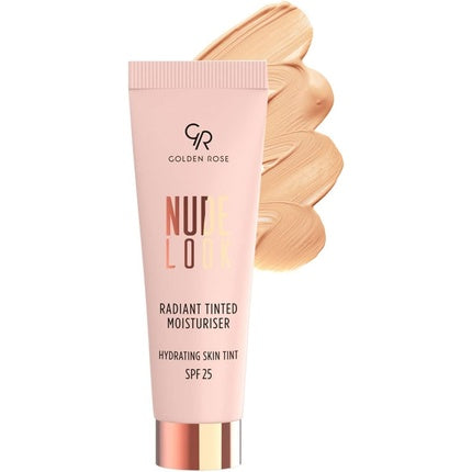 Cremă Tintată Zi Golden Rose Nude Look Radiant Tinted Moisturizer, Culoare Fair Tint, SPF 25