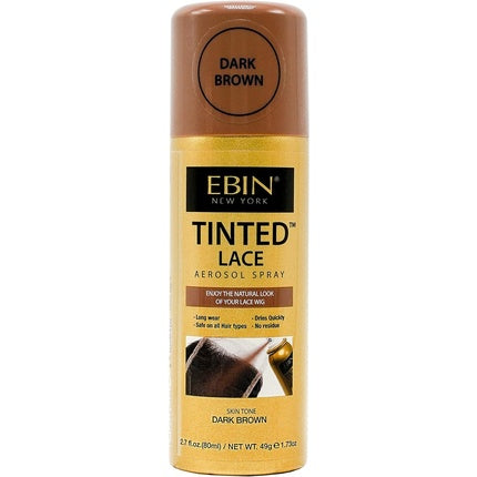 Spray Styling Ebin New York Tinted Lace Dark Brown 80ml