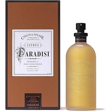 Czech & Speake Citrus Paradisi Eau de Cologne, 100 ml, sticlă rotundă
