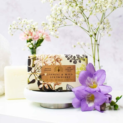 Săpun Solid The English Soap Company, Jasmine și Căpșune Sălbatice, 190g