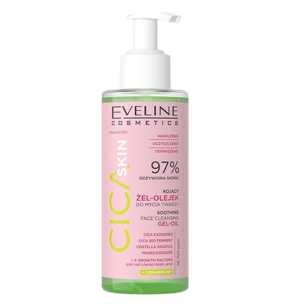 Gel-Oil de Curățare Eveline Cica Skin pentru Față 145ml