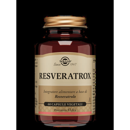Supliment alimentar Solgar Resveratrox, capsule vegetariene, 60 buc, maro