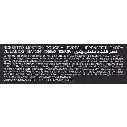 Ruj Velvet Touch 31, Nouba, Culoare Roșu Închis, Textură Mată