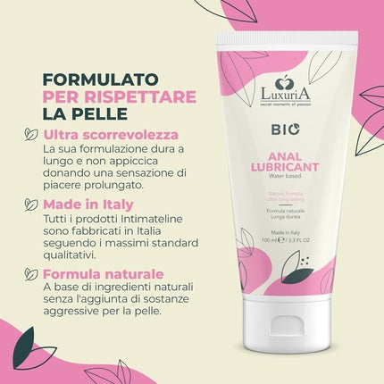 Lubrifiant Intim Intimateline Luxuria, BIO, 100ml