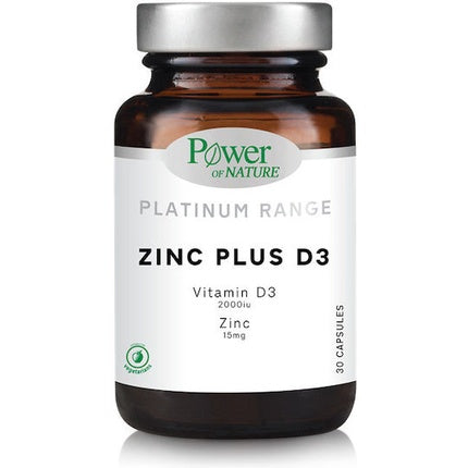 Supliment Alimentar Power Health Platinum Zinc Plus D3, 30 Capsule
