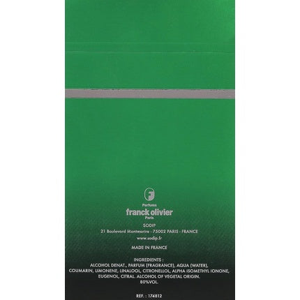 Eau de Toilette, Franck Olivier, Franck Green, 75ml