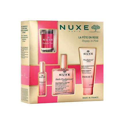 Set Cadou Parfum Nuxe, La Fête en Rose, Aromă Florală, Capacitate 100ml