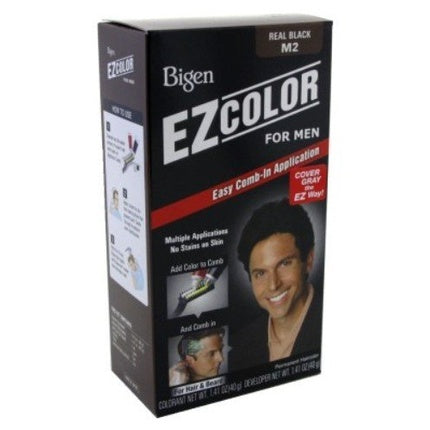 Bigen EZ Color for Men Real Black Kit, 40 g