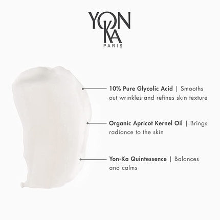 Yonka Glyconight 10% Peel Masque, Mască anti-îmbătrânire cu acid glicolic, 50ml