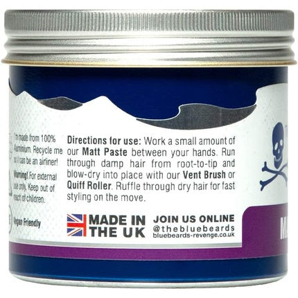 Pasta de păr, The Bluebeards Revenge, Matt, 150ml